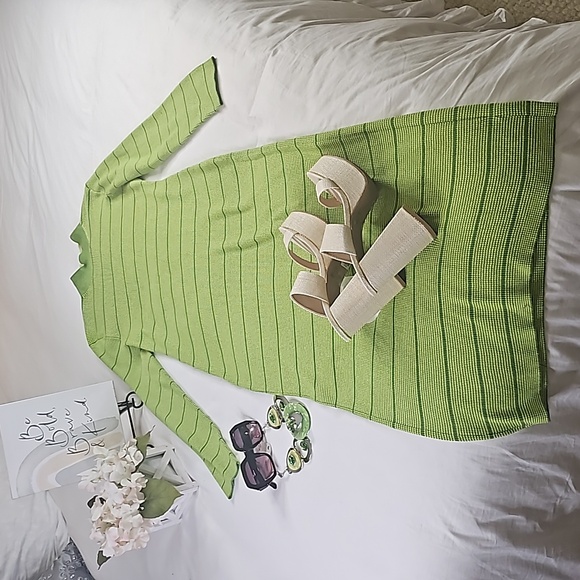 Sweater Dress Plus Size Dress Business Office Wear Career Minimalist - Picture 1 of 10